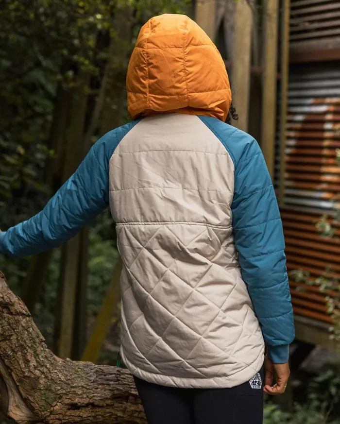 Women Jackets Passenger Ocean Recycled Insulated 12 Zip Jacket Feather Feather