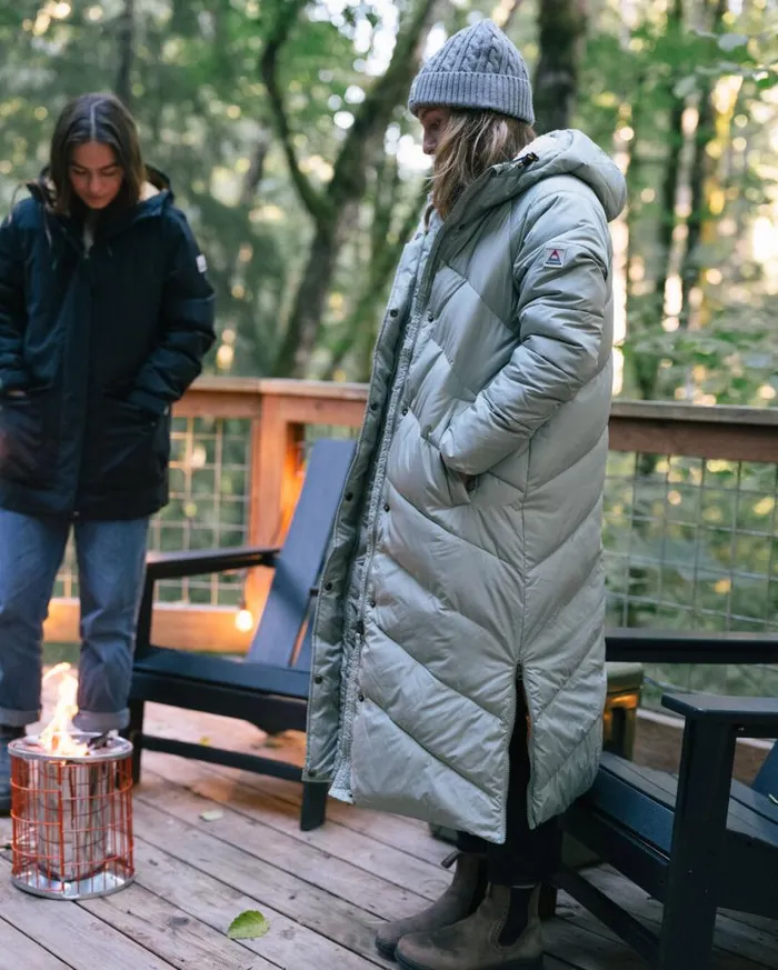 Women Jackets Passenger Tasman Recycled 20 Long Insulated Jacket Pistachio Pistachio