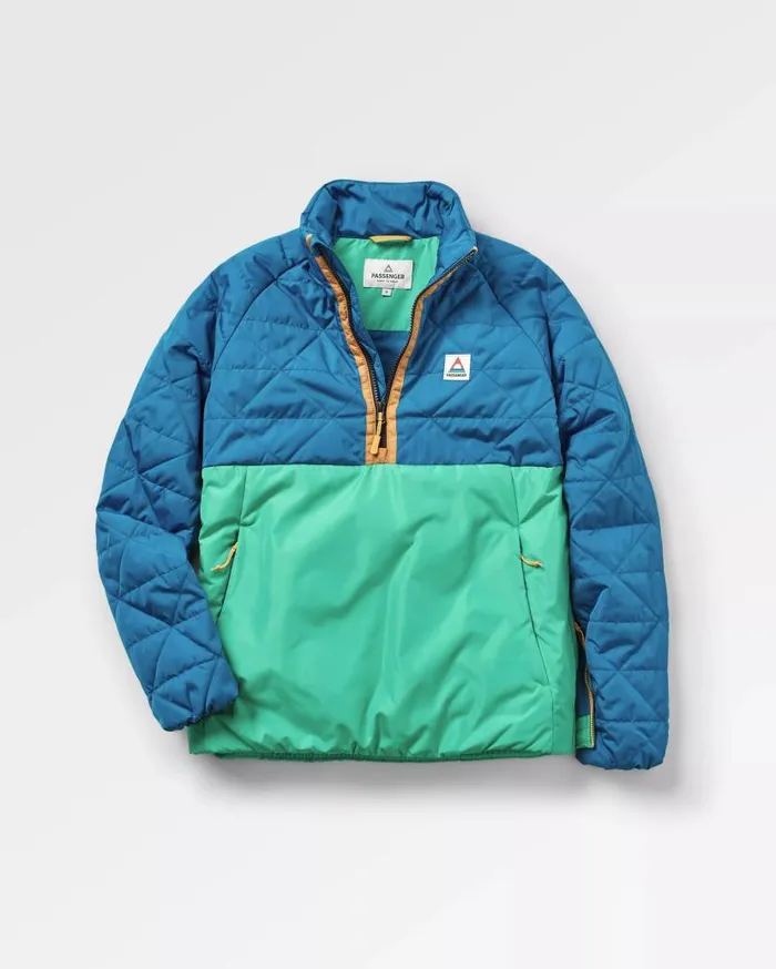 Women Jackets Passenger Trace Recycled Thermore Insulated Jacket Corsair Blue Jungle Green Corsair Blue Jungle Green