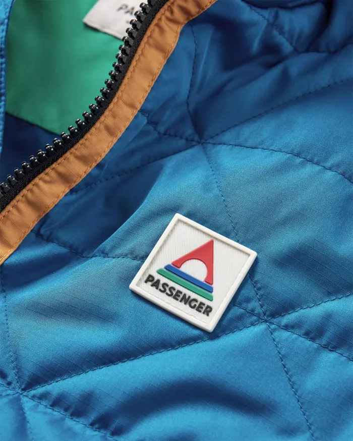 Women Jackets Passenger Trace Recycled Thermore Insulated Jacket Corsair Blue Jungle Green Corsair Blue Jungle Green