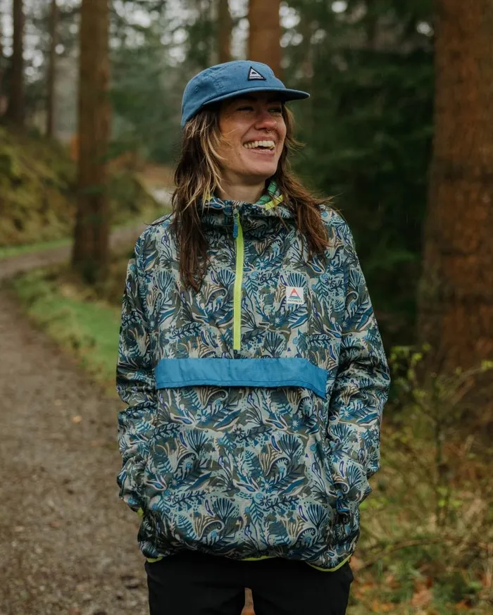 Women Jackets Passenger Viento Recycled Windshell Smock Abstract Seaweed Pistachio Abstract Seaweed Pistachio