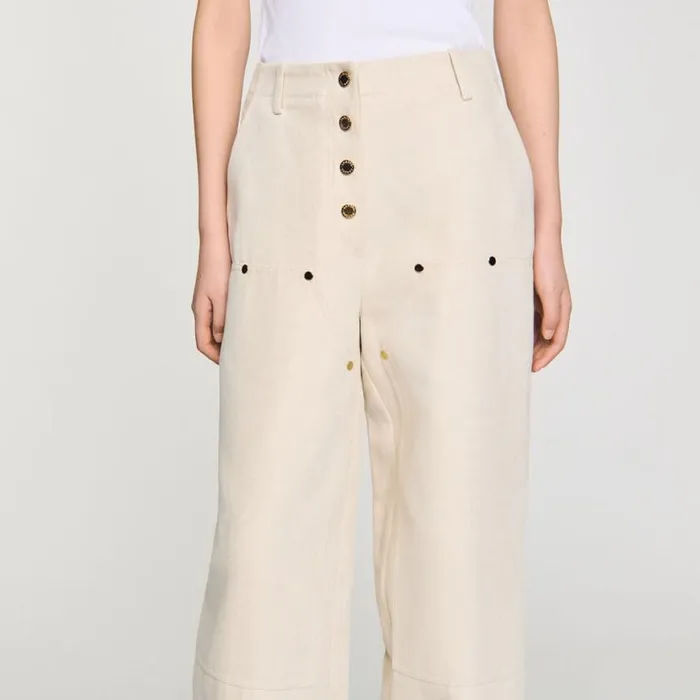 Women Jeans SANDRO Carpenter Jeans Oats