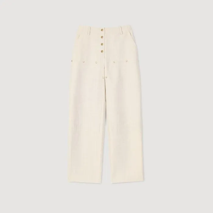 Women Jeans SANDRO Carpenter Jeans Oats