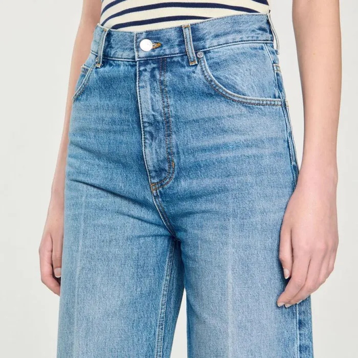 Women Jeans SANDRO Faded Jeans Blue Jean
