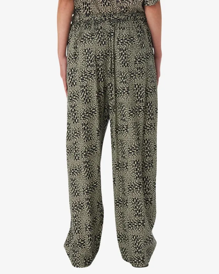 Women JUBATUS PANT Oyster Grey Multi OBEY Clothing BOTTOMS
