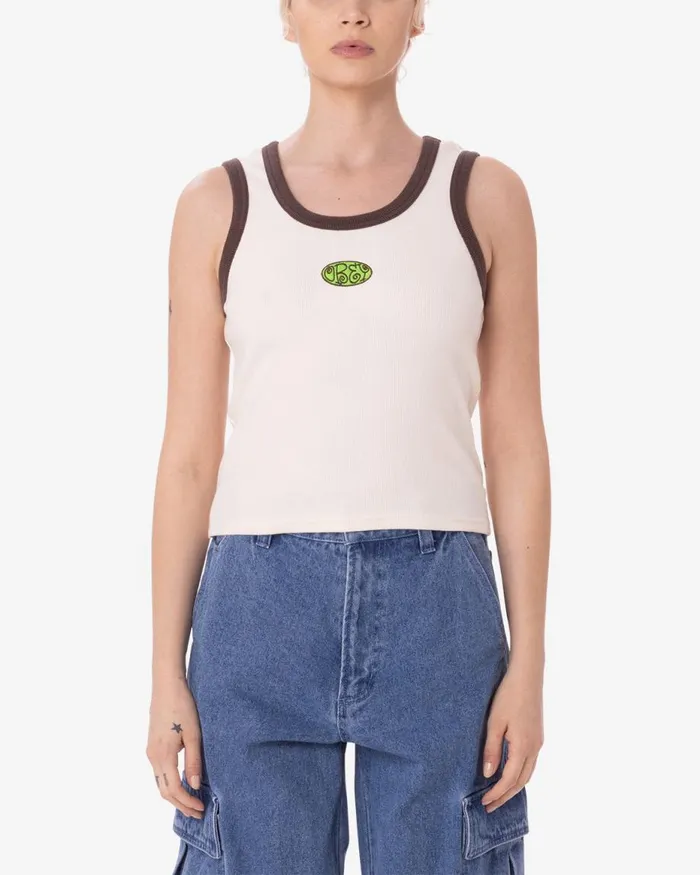Women JULIAN TANK Pirate Black OBEY Clothing TOPS