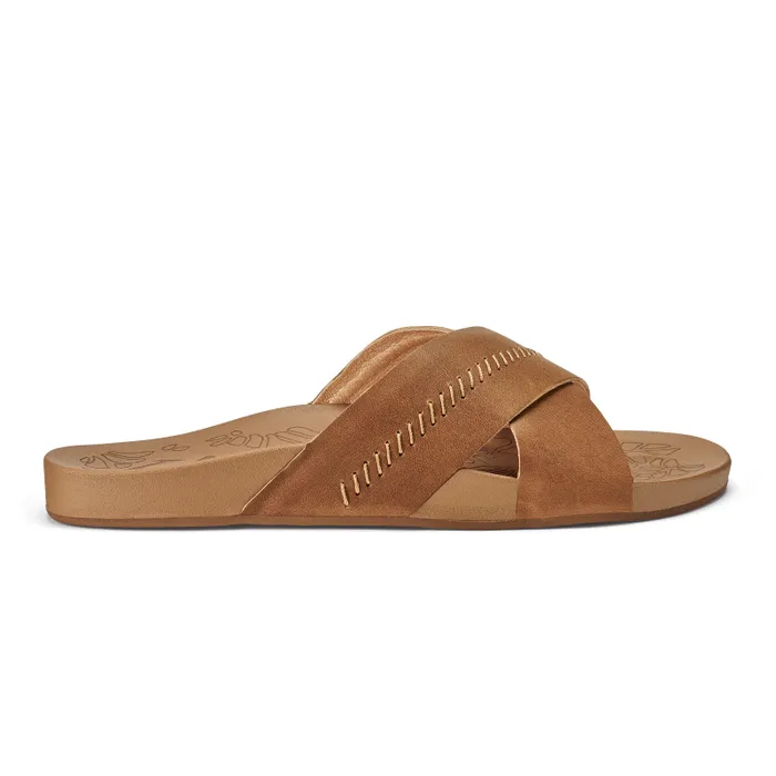 Women Kpea Olu Womens Leather Slide Sandals Sahara Olukai Slides
