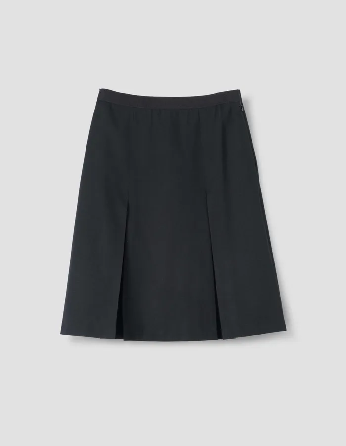 Women Kick Pleat Skirt Black Margaret Howell Skirts