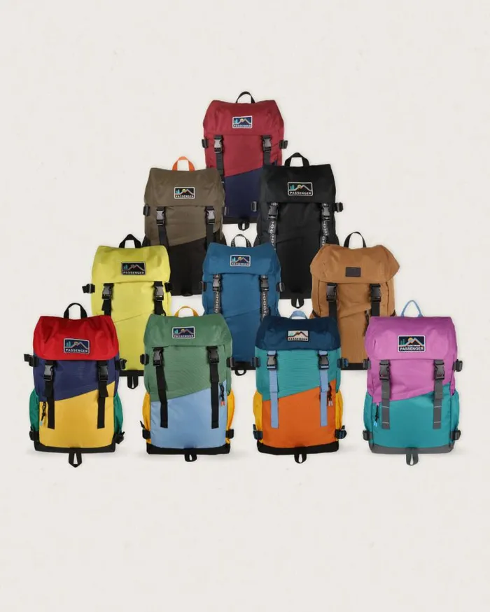 WomenMen Backpacks and Bags Passenger Boondocker Recycled 26L Backpack BlackKhaki Blackkhaki