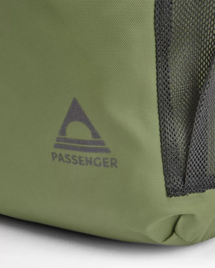 WomenMen Backpacks and Bags Passenger Crossing Roll Top Backpack True Black Khaki True Black Khaki
