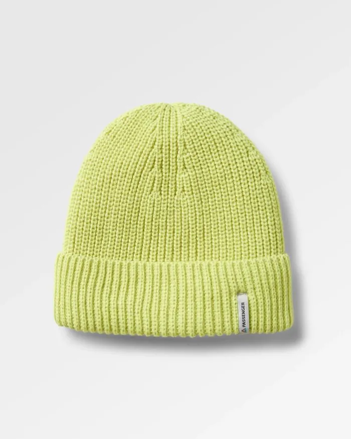 WomenMen Beanies Passenger Compass Recycled Beanie Lime Juice Lime Juice