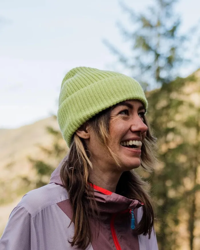 WomenMen Beanies Passenger Compass Recycled Beanie Lime Juice Lime Juice