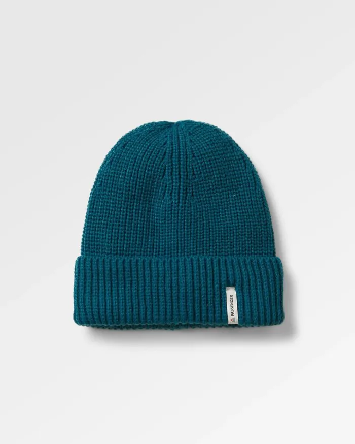 WomenMen Beanies Passenger Compass Recycled Beanie Shaded Spruce Shaded Spruce