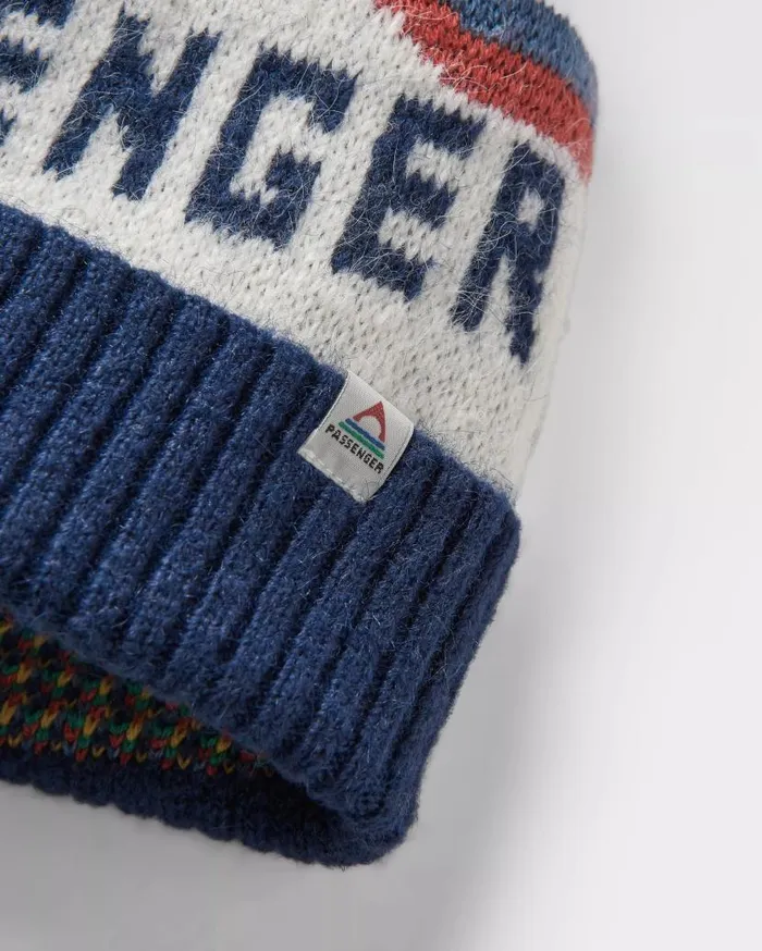 WomenMen Beanies Passenger Passenger Recycled Bobble Hat Vintage White Vintage White