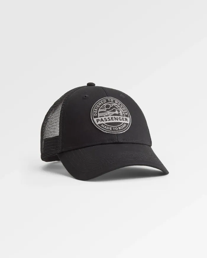 WomenMen Caps and Hats Passenger Odyssey Mesh Snapback Cap Black Black