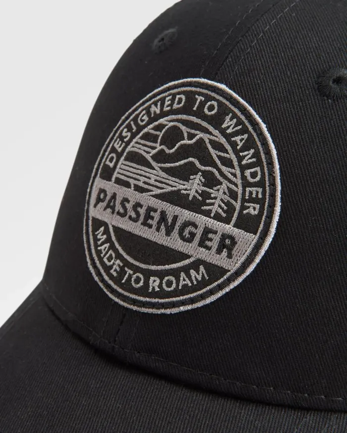 WomenMen Caps and Hats Passenger Odyssey Mesh Snapback Cap Black Black