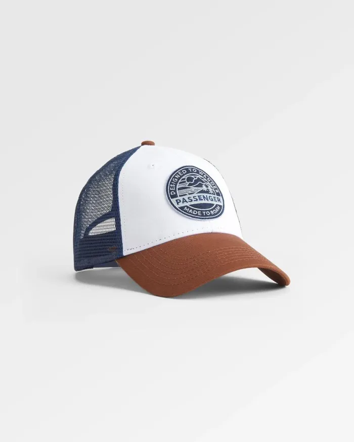 WomenMen Caps and Hats Passenger Odyssey Mesh Snapback Cap Rich NavyRubber Rich Navyrubber