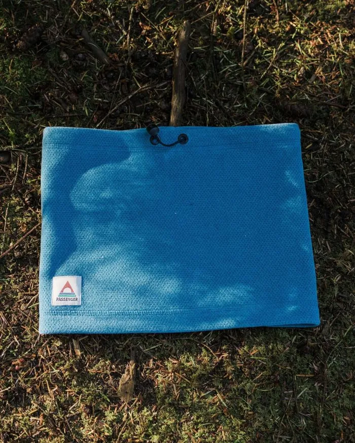 WomenMen Scarves and Neckwear Passenger Blaze Recycled Polartec Gaiter Corsair Blue Corsair Blue