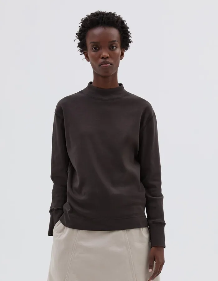 Women Mhl High Neck Thermal Ebony Margaret Howell Sportswear