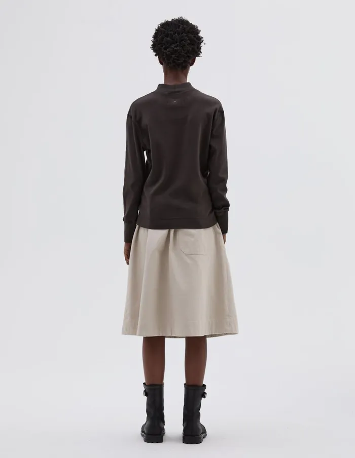 Women Mhl High Neck Thermal Ebony Margaret Howell Sportswear