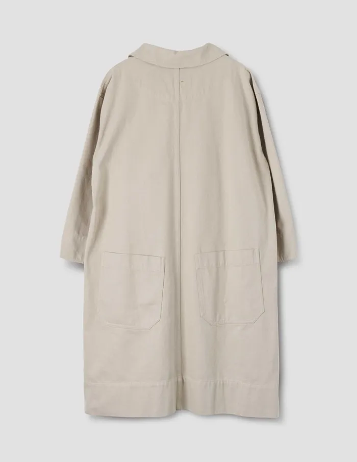 Women Mhl Patch Pocket Smock Dress Putty Margaret Howell Dresses