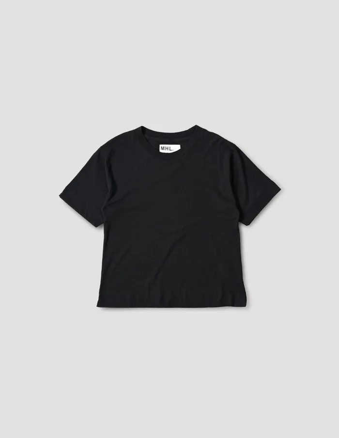 Women Mhl Simple T Shirt Black Margaret Howell Sportswear