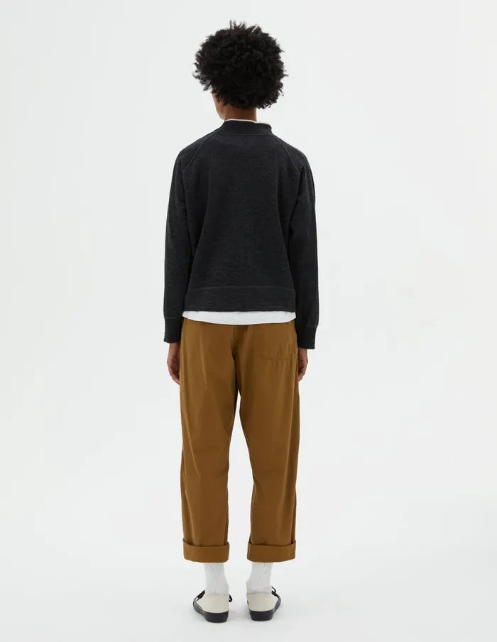 Women Mhl Wide Leg Jogger Dark Stone Margaret Howell Trousers