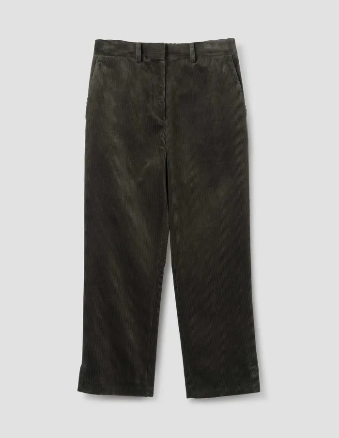Women Midi Waist Crop Trouser Mole Margaret Howell Trousers