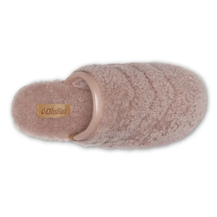 Women Pp Mua Womens Soft Mule Slipper Pink Sea Salt Olukai Shearling Women Pp Mua Womens Soft Mule Slipper Pink Sea Salt Olukai Shearling