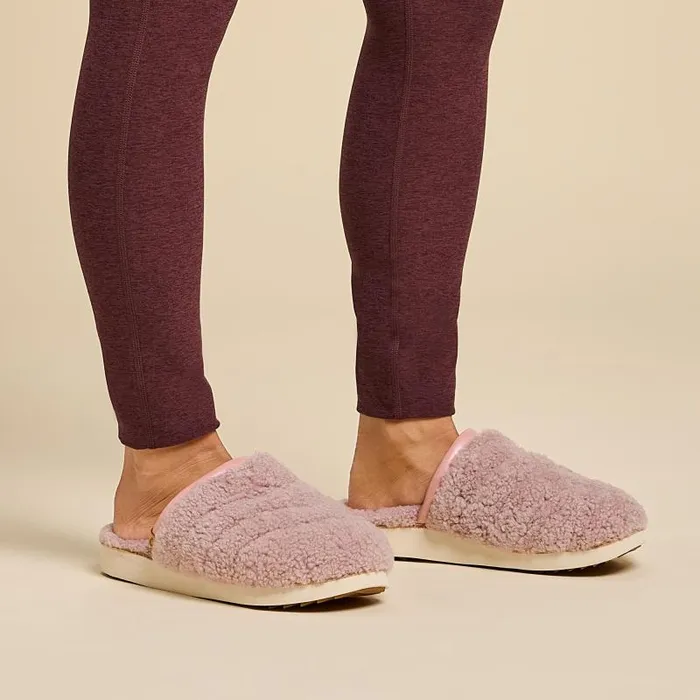 Women Pp Mua Womens Soft Mule Slipper Pink Sea Salt Olukai Shearling Women Pp Mua Womens Soft Mule Slipper Pink Sea Salt Olukai Shearling