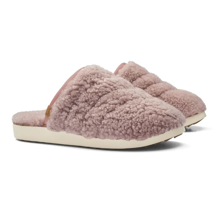 Women Pp Mua Womens Soft Mule Slipper Pink Sea Salt Olukai Shearling Women Pp Mua Womens Soft Mule Slipper Pink Sea Salt Olukai Shearling