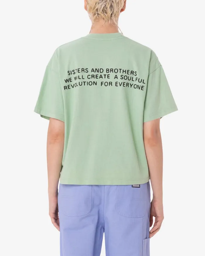 Women PEACE PROGRAM RAEGAN TSHIRT Quiet Green OBEY Clothing TSHIRTS
