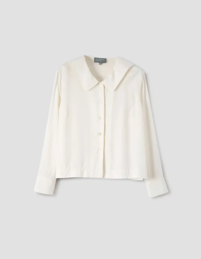 Women Sailor Shirt Chalk Margaret Howell Shirts