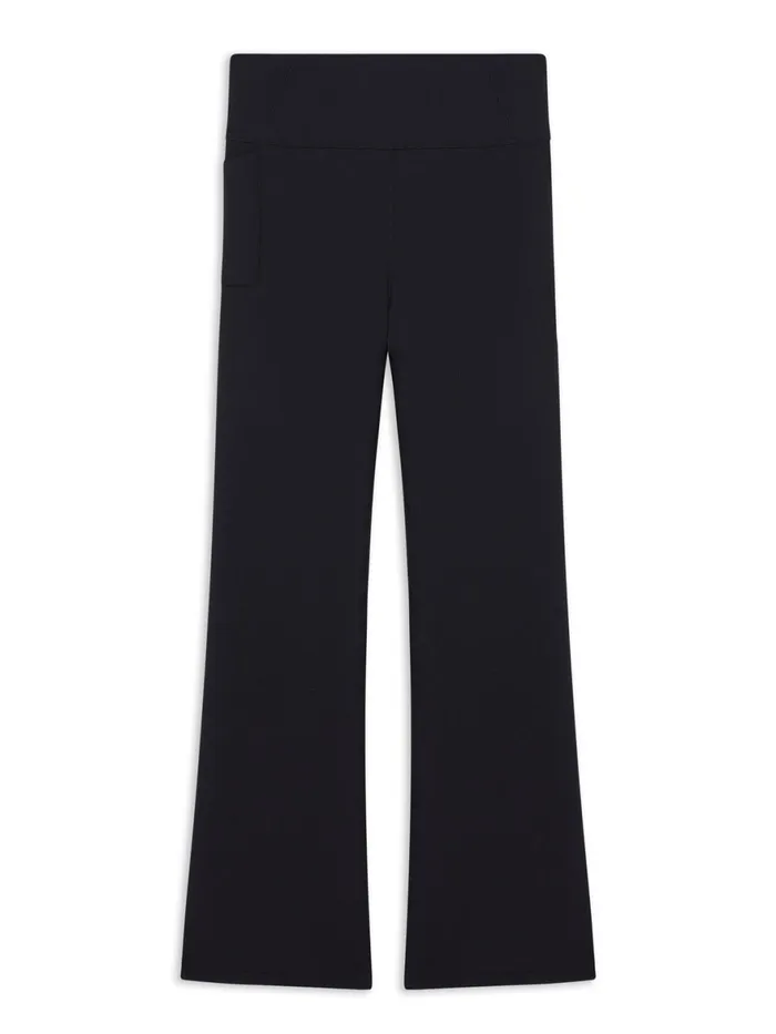 Women Sculptive Rib Pocket Flare Pant Tasc Performance Pants Joggers