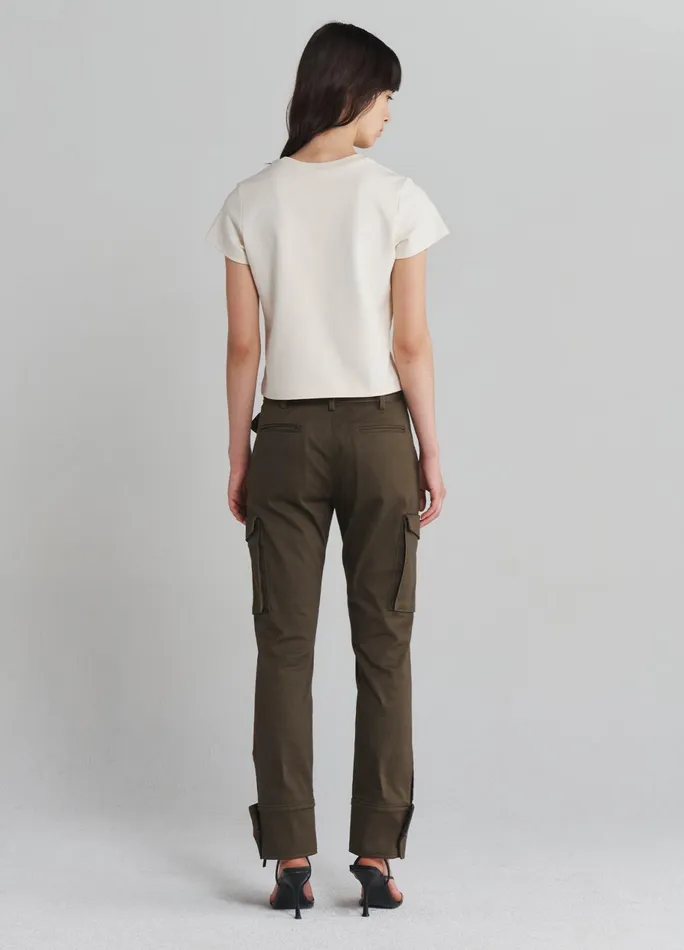 Women Slanted Waistband Cargo Pants MONSE Bottoms