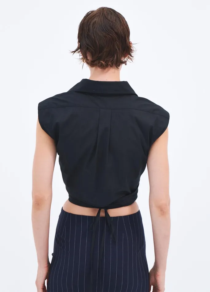 Women Sleeveless Draped Shirt MONSE Tops