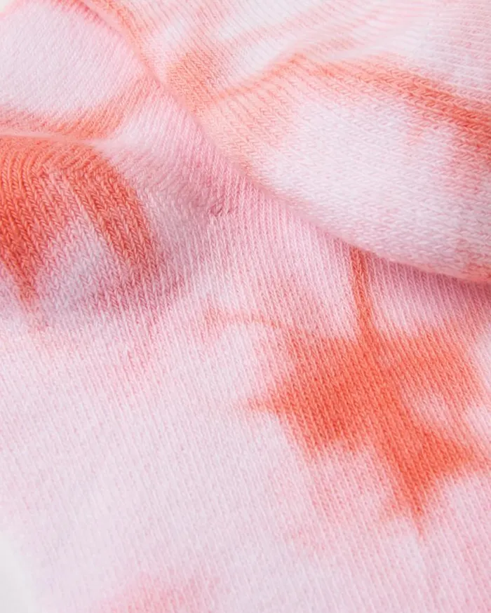 Women Socks Passenger Organic Midweight Crew Socks Tie Dye Shell Pink Tie Dye Shell Pink