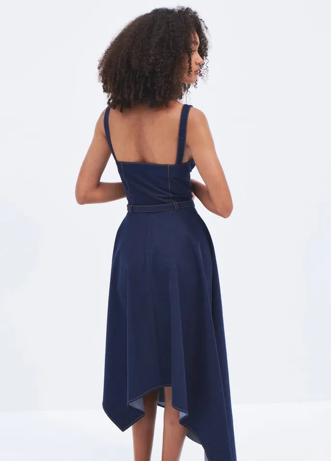 Women Stretch Denim Dress MONSE Dresses