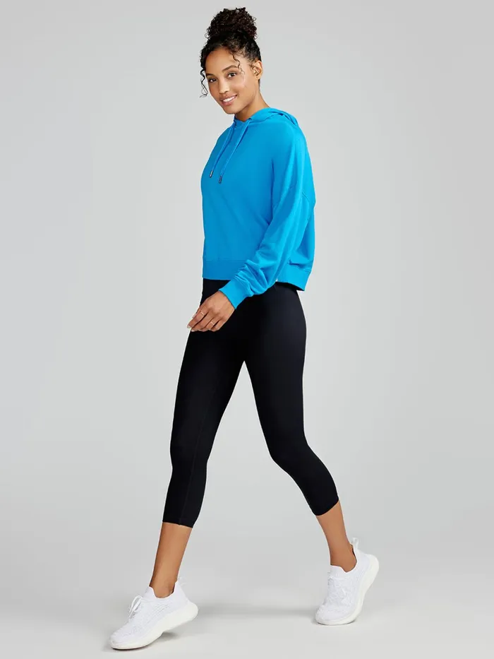 Women Studio Fleece Hoodie Tasc Performance Yoga Studio