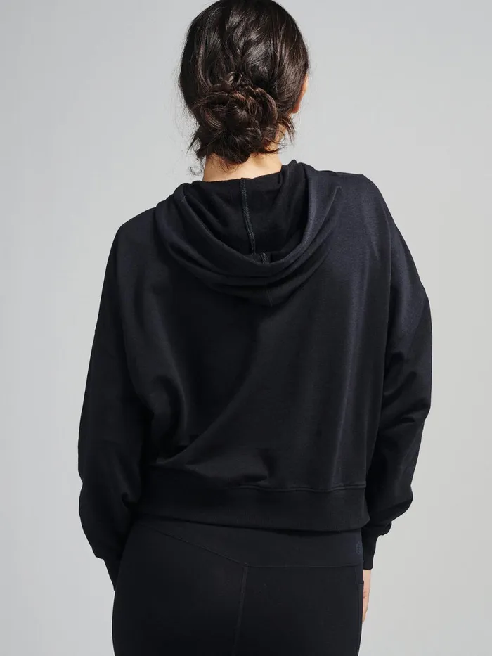 Women Studio Fleece Hoodie Tasc Performance Yoga Studio