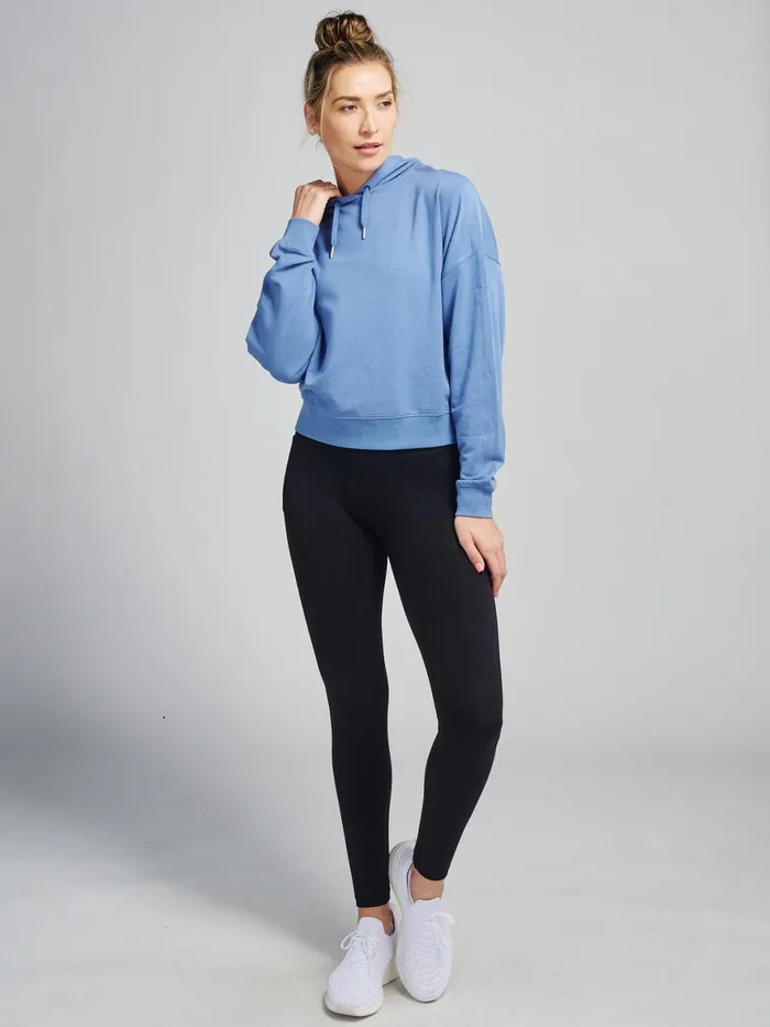 Women Studio Fleece Hoodie Tasc Performance Yoga Studio