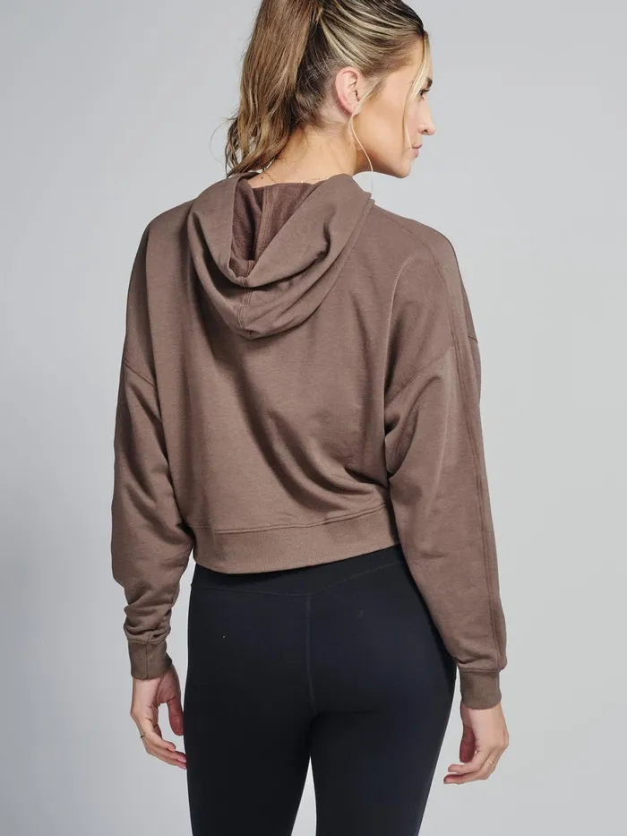 Women Studio Fleece Hoodie Tasc Performance Yoga Studio