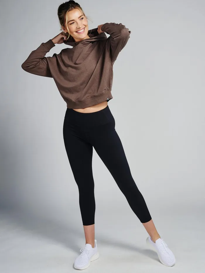 Women Studio Fleece Hoodie Tasc Performance Yoga Studio