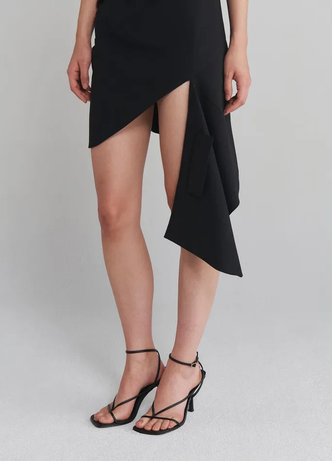 Women Tailored Asymmetrical Hem Dress MONSE Dresses