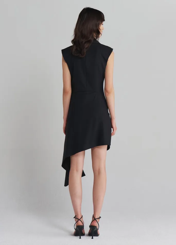 Women Tailored Asymmetrical Hem Dress MONSE Dresses