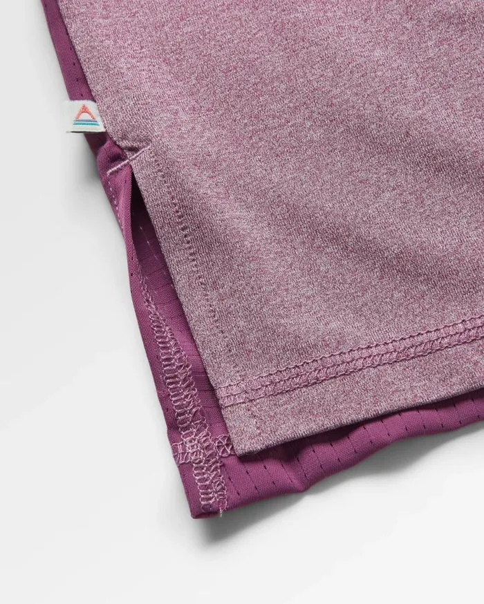Women Tops Passenger Aurora Marl Active TShirt Berry Marl Berry Marl
