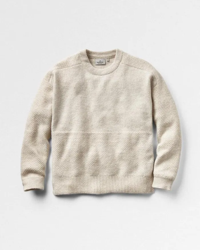 Women Tops Passenger Cove Recycled Knitted Jumper Off White Off White