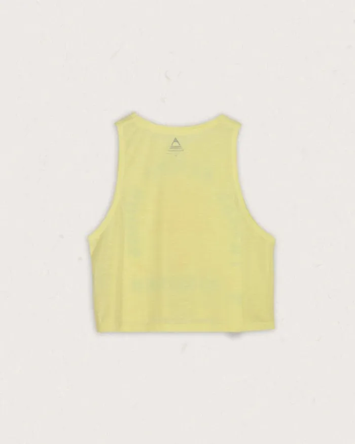 Women Tops Passenger Exhale Active Recycled Vest Hazy Yellow Hazy Yellow