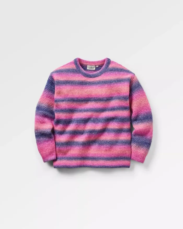 Women Tops Passenger Fika Recycled Knitted Jumper Crushed Berry Dip Crushed Berry Dip