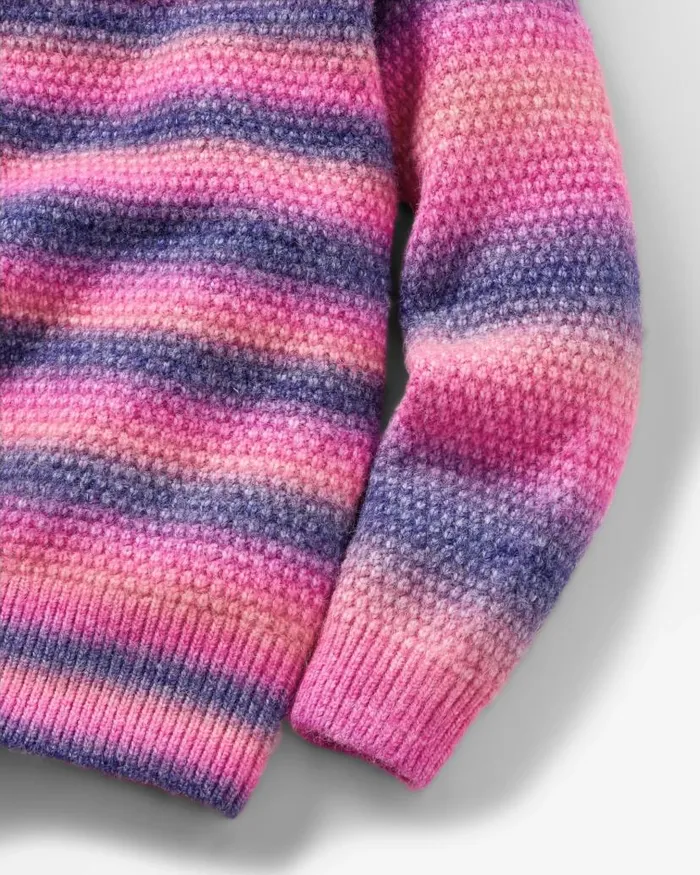 Women Tops Passenger Fika Recycled Knitted Jumper Crushed Berry Dip Crushed Berry Dip